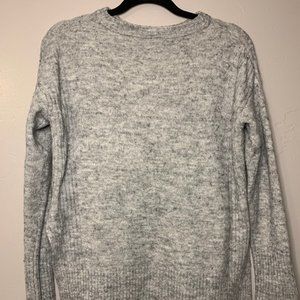 Long Sleeved Purl Knit Jumper Sweater